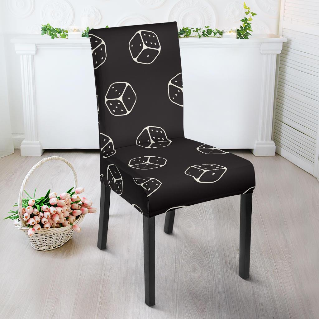 Dice Casino Print Pattern Chair Cover-grizzshop