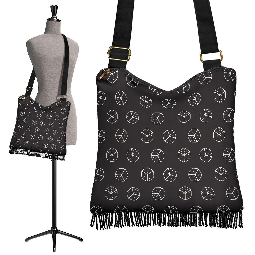 Dice Casino Print Pattern Crossbody bags-grizzshop