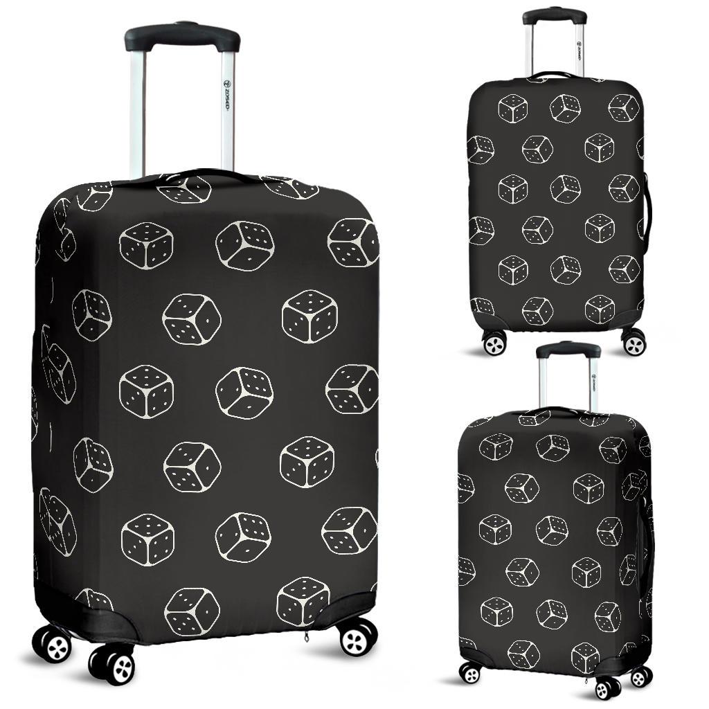 Dice Casino Print Pattern Luggage Cover Protector-grizzshop