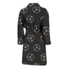 Dice Casino Print Pattern Men Long Robe-grizzshop