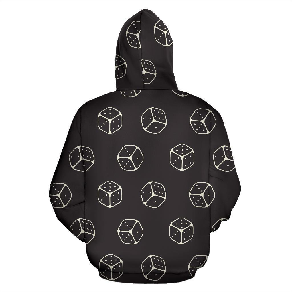 Dice Casino Print Pattern Men Women Pullover Hoodie-grizzshop