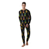 Digital Bitcoin On Fire Print Pattern Men's Pajamas-grizzshop