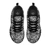 Digital Camo Grey Print Pattern Black Sneaker-grizzshop