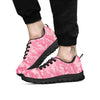 Digital Camo Pink Print Pattern Black Sneaker-grizzshop