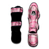 Digital Camo Pink Print Pattern Muay Thai Shin Guards-grizzshop