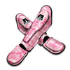 Digital Camo Pink Print Pattern Muay Thai Shin Guards-grizzshop