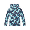 Dino Cartoon Dinosaur Pattern Print Men Pullover Hoodie-grizzshop