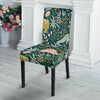 Dino Dinosaur Flower Leaf Pattern Print Chair Cover-grizzshop