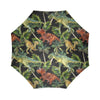 Dino Dinosaur Palm Leaf Pattern Print Foldable Umbrella-grizzshop