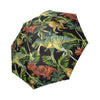 Dino Dinosaur Palm Leaf Pattern Print Foldable Umbrella-grizzshop