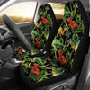 Dino Dinosaur Palm Leaf Pattern Print Universal Fit Car Seat Cover-grizzshop