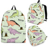 Dino Roar Dinosaur Pattern Print Backpack-grizzshop