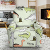 Dino Roar Dinosaur Pattern Print Recliner Cover-grizzshop