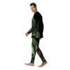 Dinosaur T Rex And Jurassic Plants Print Men's Pajamas-grizzshop