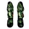 Dinosaur T Rex And Jurassic Plants Print Muay Thai Shin Guards-grizzshop