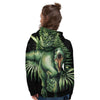 Dinosaur T Rex And Jurassic Plants Print Women's Hoodie-grizzshop