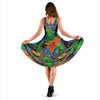 Dinosaur T-rex Graffiti Print Dress-grizzshop