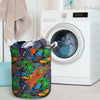 Dinosaur T-rex Graffiti Print Laundry Basket-grizzshop