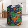 Dinosaur T-rex Graffiti Print Laundry Basket-grizzshop