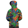 Dinosaur T-rex Graffiti Print Men's Hoodie-grizzshop