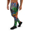 Dinosaur T-rex Graffiti Print Men's Joggers-grizzshop