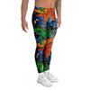 Dinosaur T-rex Graffiti Print Men's Leggings-grizzshop