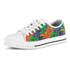 Dinosaur T-rex Graffiti Print Men's Low Top Shoes-grizzshop