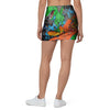 Dinosaur T-rex Graffiti Print Mini Skirt-grizzshop