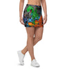 Dinosaur T-rex Graffiti Print Mini Skirt-grizzshop