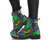 Dinosaur T-rex Graffiti Print Women's Boots-grizzshop