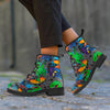 Dinosaur T-rex Graffiti Print Women's Boots-grizzshop