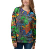 Dinosaur T-rex Graffiti Print Women's Sweatshirt-grizzshop