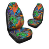 Dinosaur T-rex Graffiti Printt Car Seat Covers-grizzshop