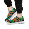 Dinosaur T-rex Graffiti Printt Men's Sneakers-grizzshop