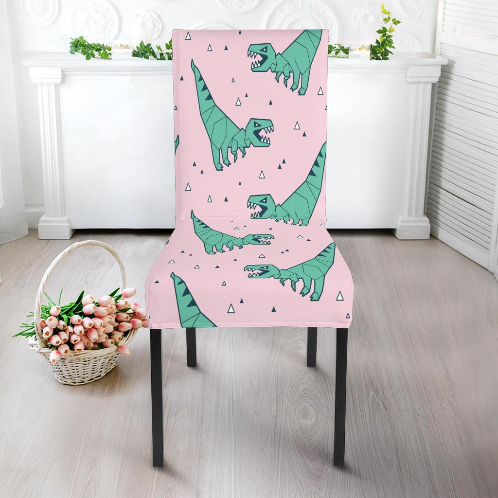 Dinosaur T rex Pattern Print Chair Cover-grizzshop