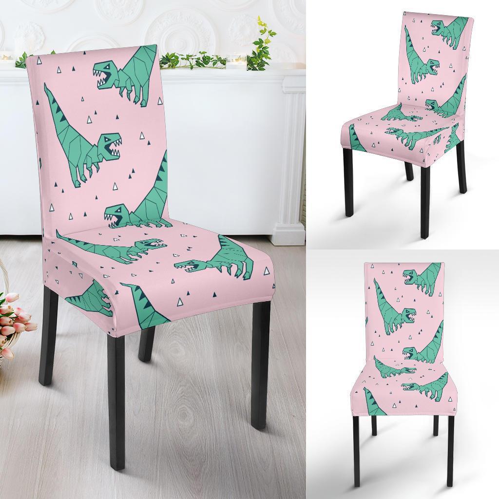 Dinosaur T rex Pattern Print Chair Cover-grizzshop