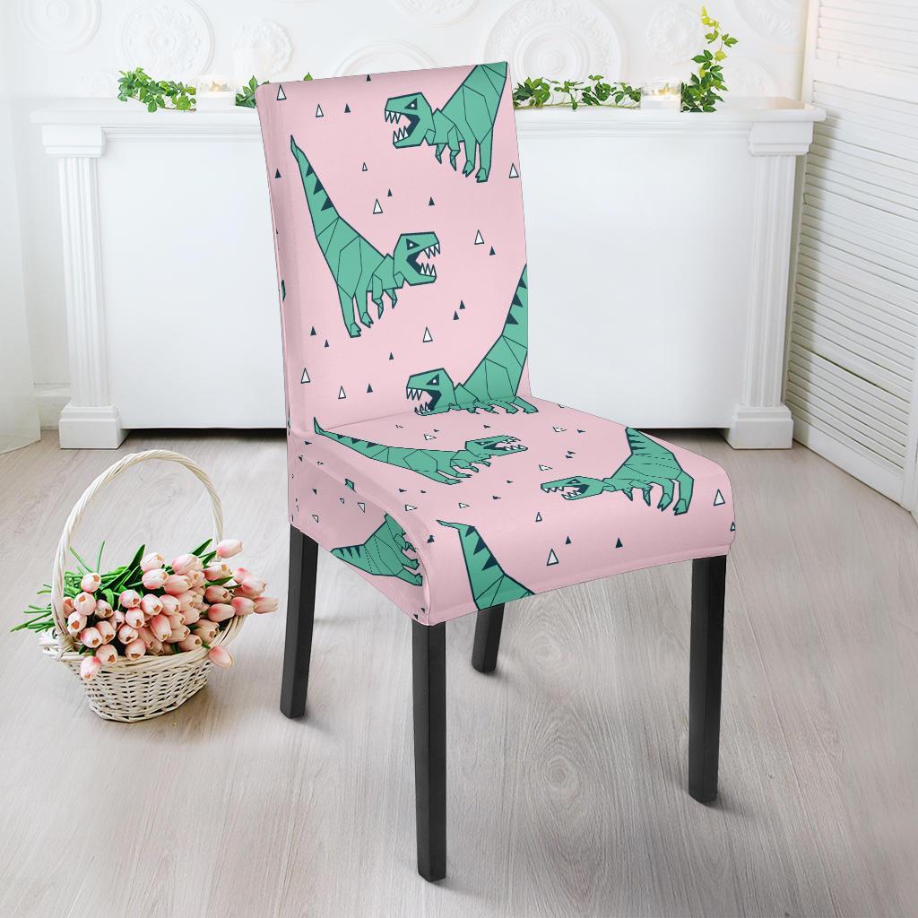 Dinosaur T rex Pattern Print Chair Cover-grizzshop