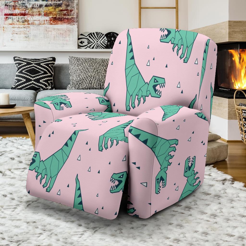 Dinosaur T rex Pattern Print Recliner Cover-grizzshop