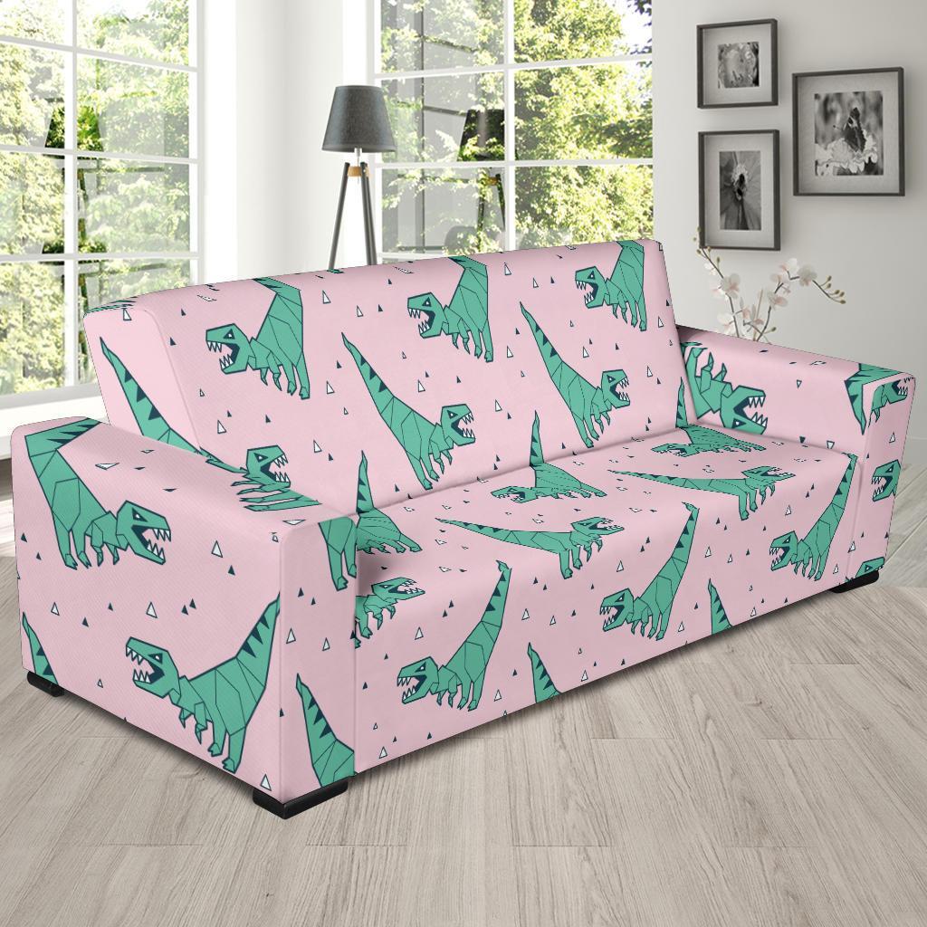 Dinosaur T rex Pattern Print Sofa Covers-grizzshop