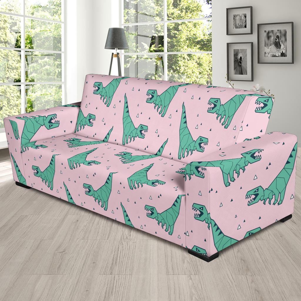 Dinosaur T rex Pattern Print Sofa Covers-grizzshop