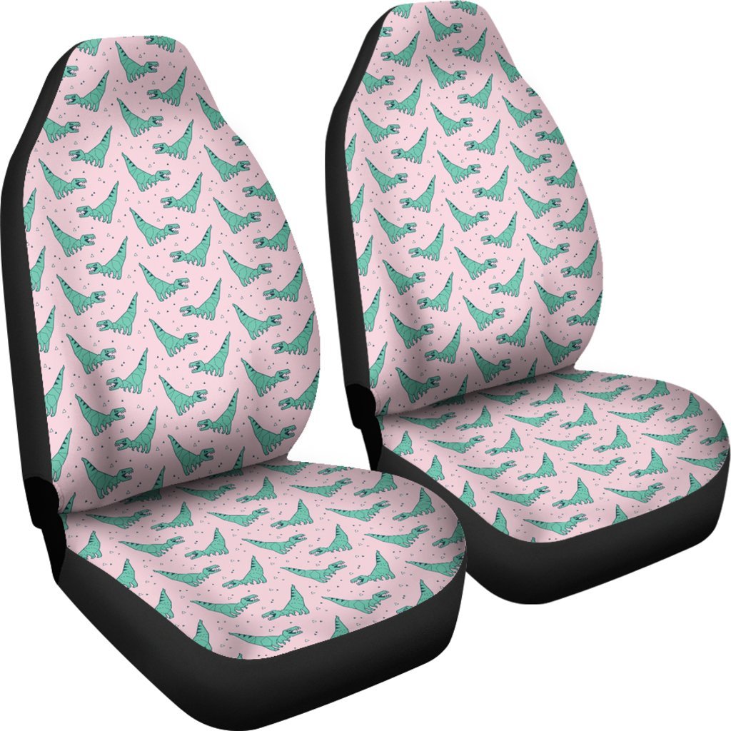 Dinosaur T rex Pattern Print Universal Fit Car Seat Cover-grizzshop