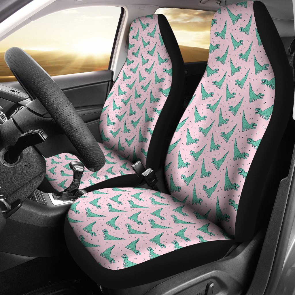 Dinosaur T rex Pattern Print Universal Fit Car Seat Cover-grizzshop