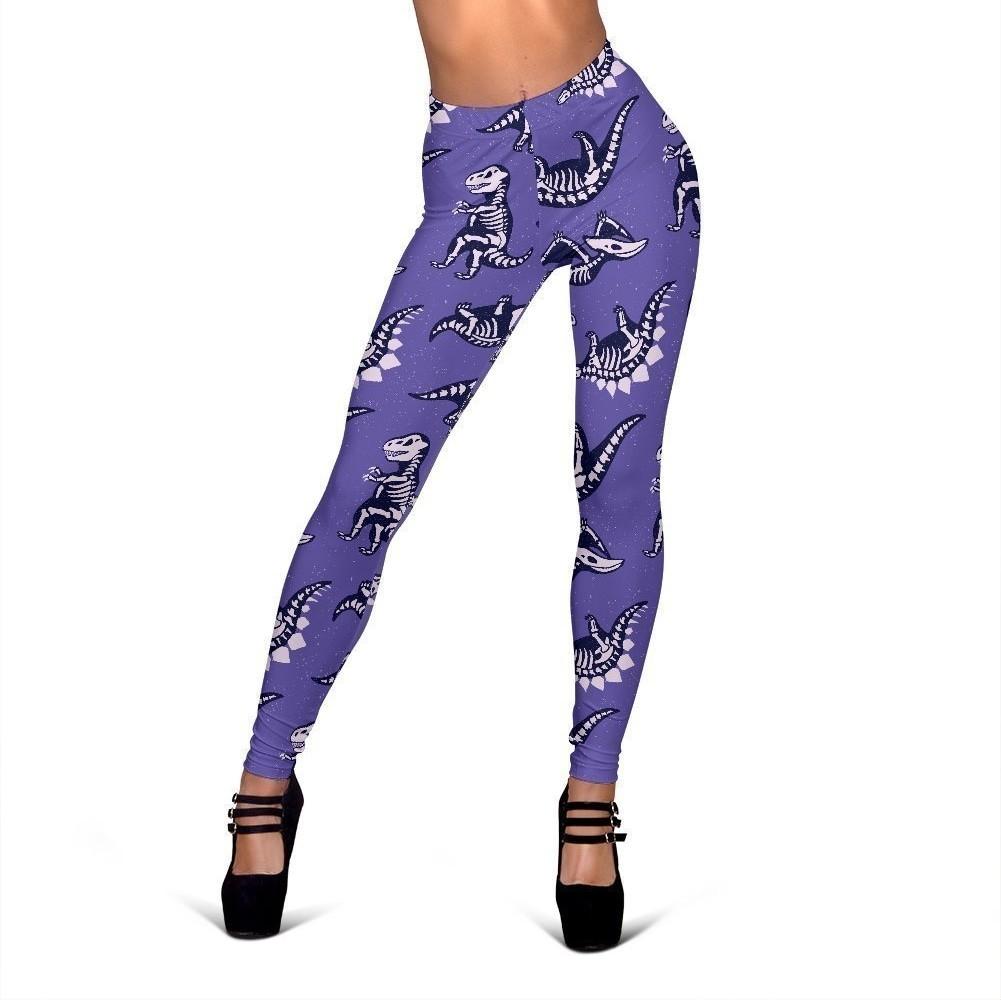 Dinosaur T rex Pattern Print Women Leggings-grizzshop