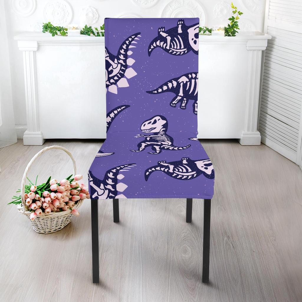 Dinosaur T rex Print Pattern Chair Cover-grizzshop