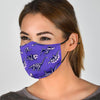 Dinosaur T rex Print Pattern Face Mask-grizzshop