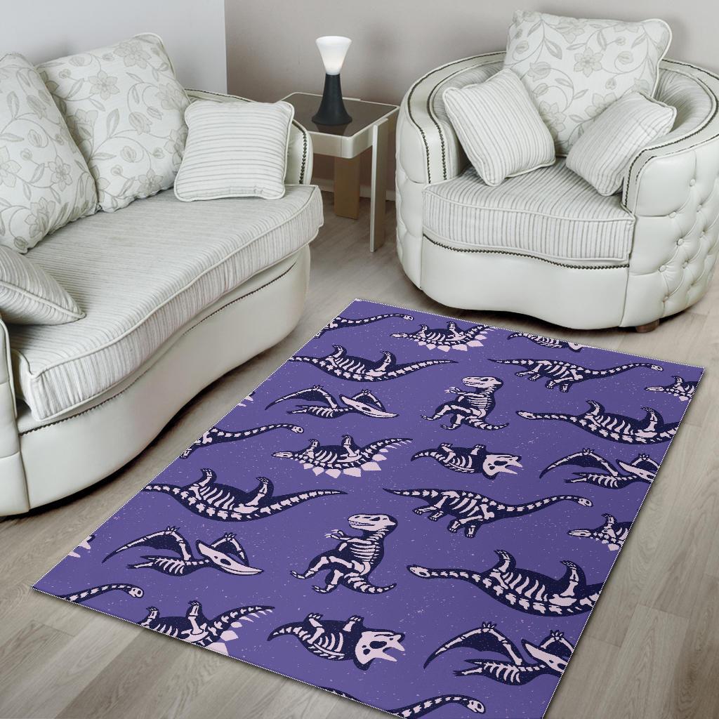 Dinosaur T rex Print Pattern Floor Mat-grizzshop