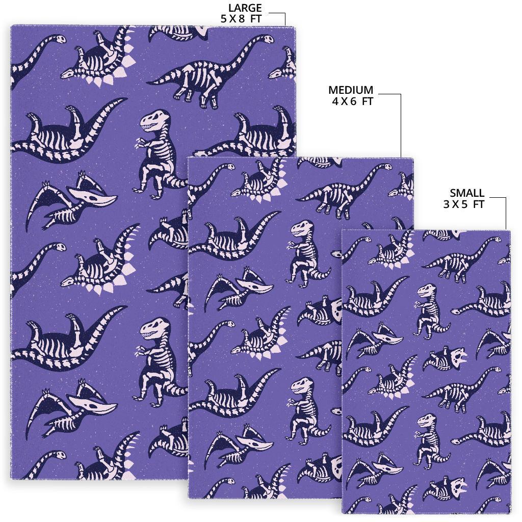 Dinosaur T rex Print Pattern Floor Mat-grizzshop