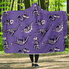 Dinosaur T rex Print Pattern Hooded Blanket-grizzshop