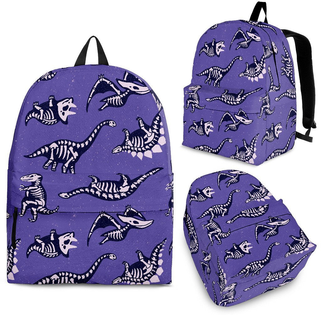 Dinosaur T rex Print Pattern Premium Backpack-grizzshop