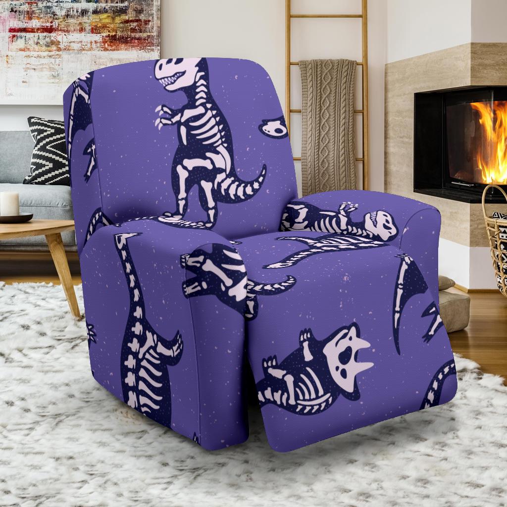 Dinosaur T rex Print Pattern Recliner Cover-grizzshop